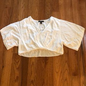 White short cotton blouse